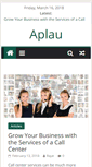 Mobile Screenshot of aplau.com